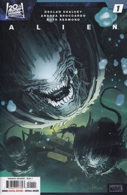 Marvel Comics Alien, vol.4 - issue 1 and 2 - Javier Fernandez covers