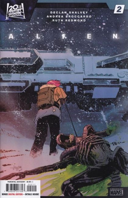Marvel Comics Alien, vol.4 - issue 1 and 2 - Javier Fernandez covers