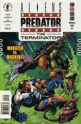 Dark Horse Comics Aliens vs Predator vs The Terminator set