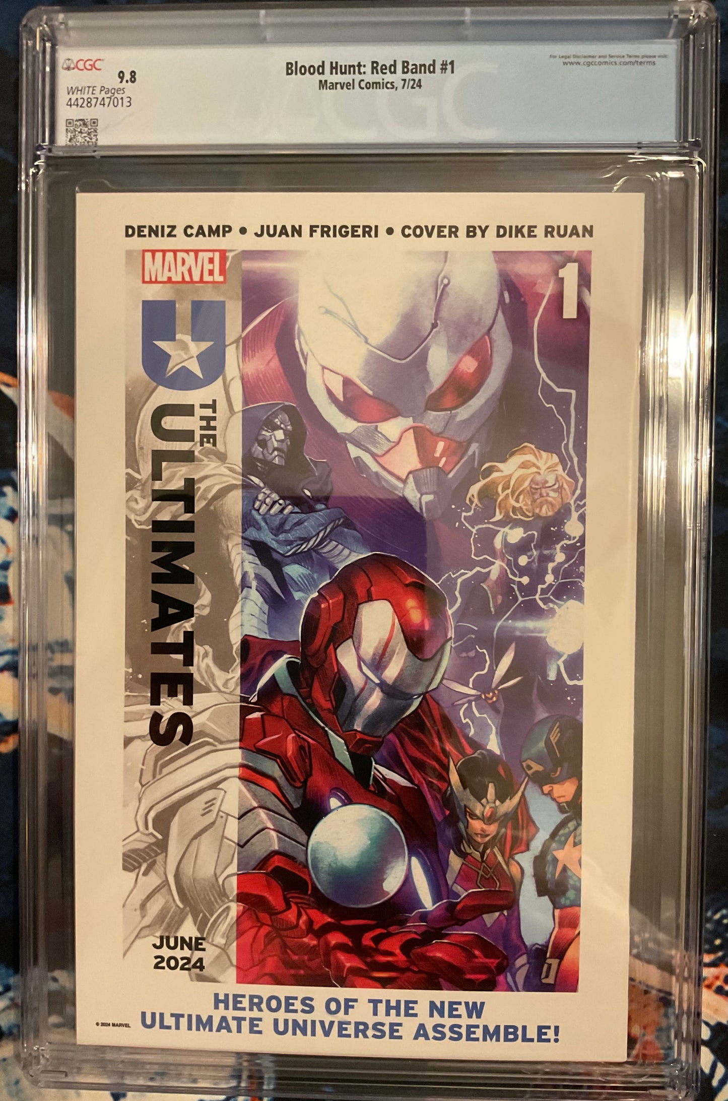 Marvel Comics Blood Hunt #1A = CGC Graded 9.8