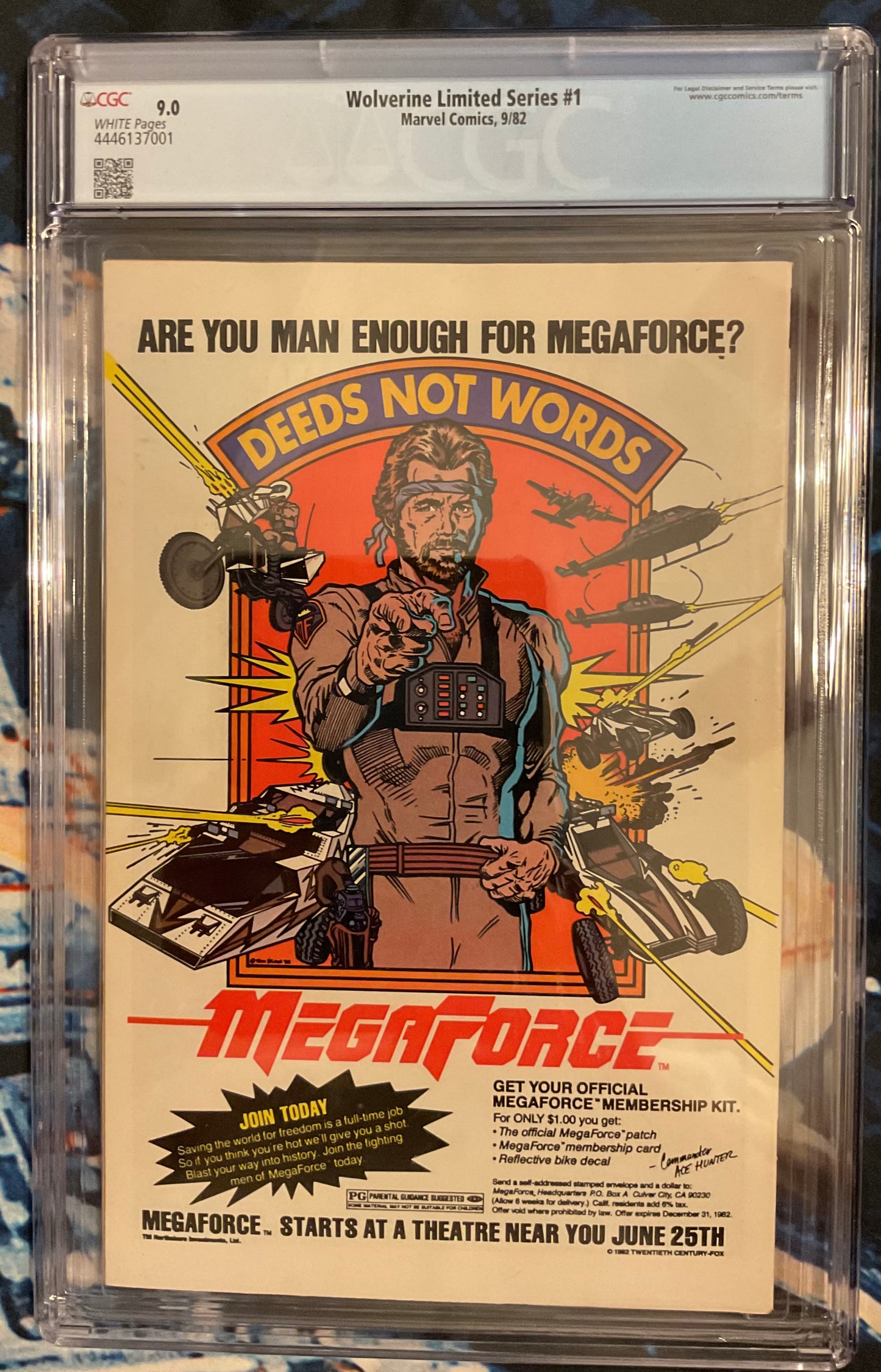 Marvel Comics Wolverine, vol.1 #1A - CGC graded 9.0 (1982)