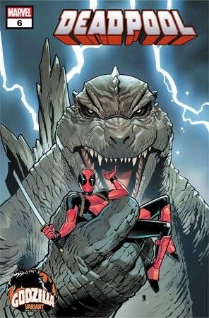 Marvel Comics Deadpool, vol.9 #6B- Paco Medina Godzilla variant