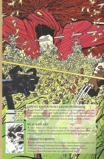 Marvel Comics Ghost Rider / Wolverine/ Punisher : Hearts of Darkness #1A