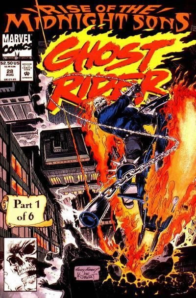 Marvel Comics Ghost Rider, vol.2 #28A Rise of the Midnight Sons part 1
