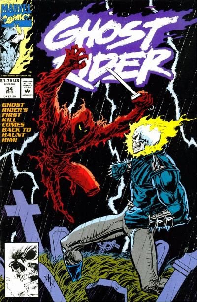 Marvel Comics Ghost Rider,vol.2 #34A