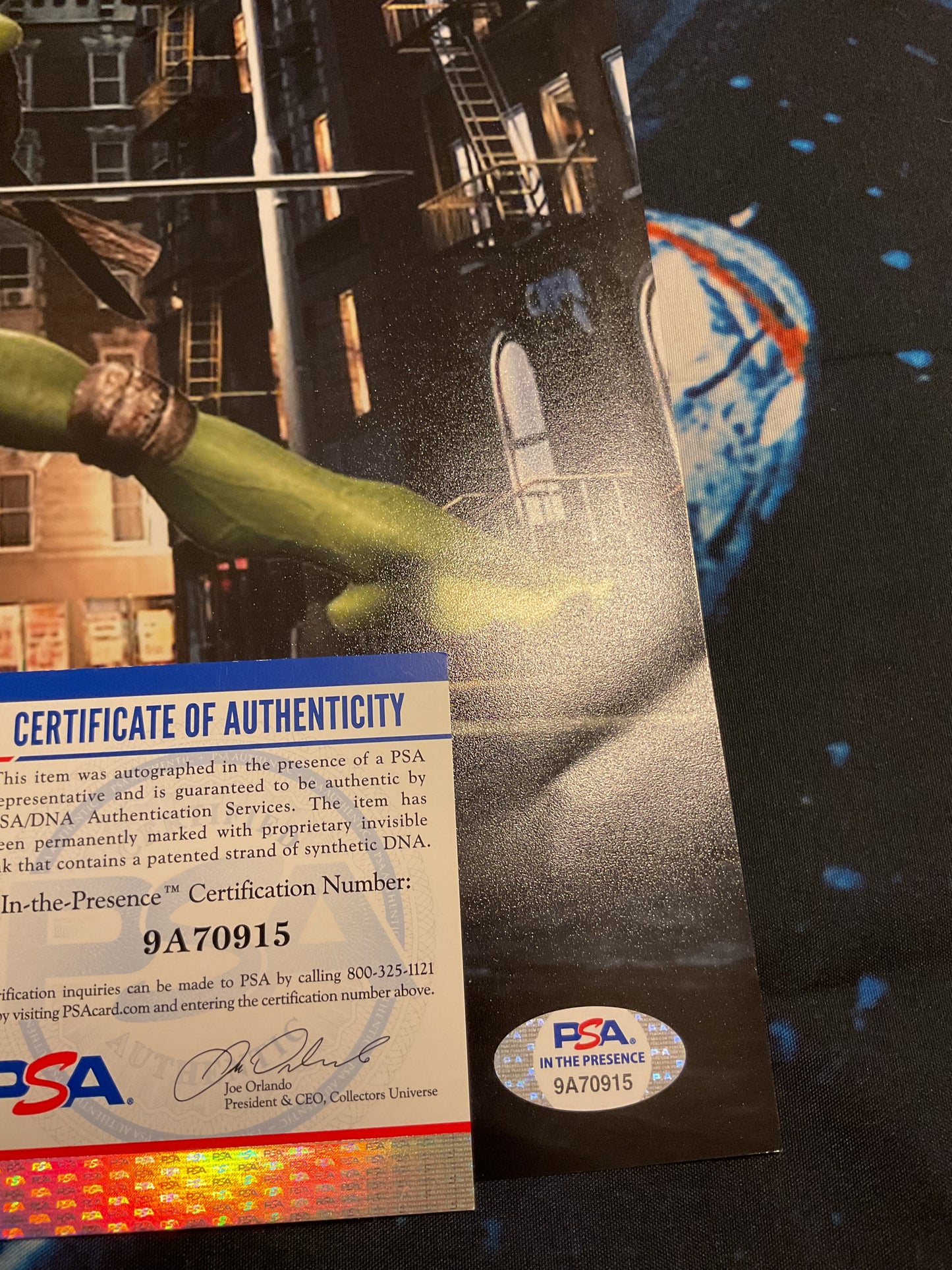 Kevin Eastman signed and remarqued TMNT print with COA - collectible