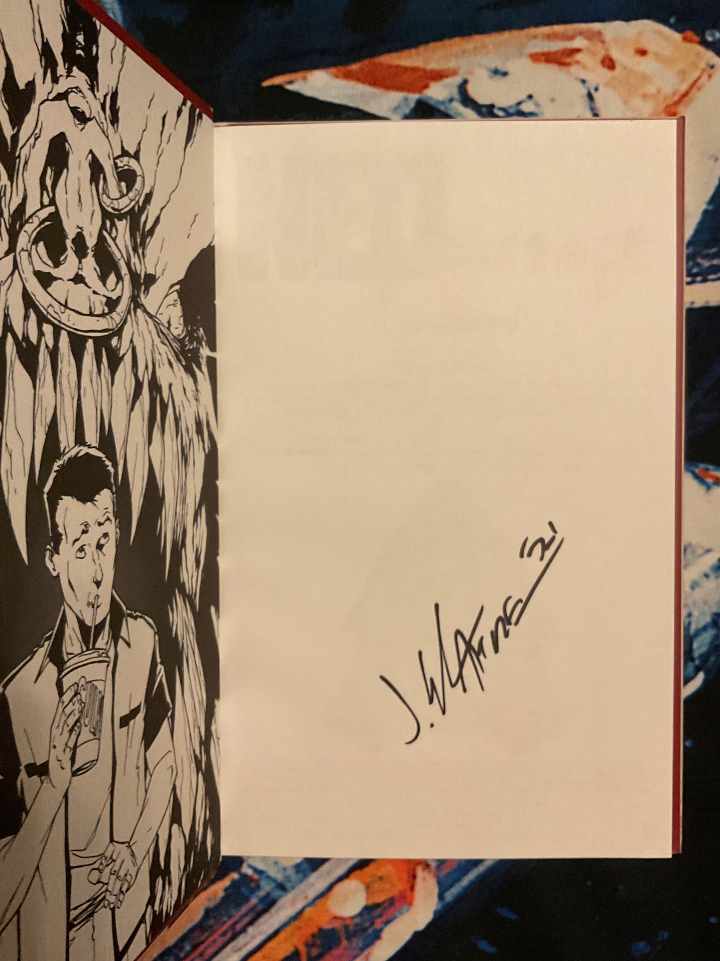 SIGNED, NED LORD OF THE PIT HARDCOVER J. CALAFIORE PAINFULLY NORMAL PRODUCTIONS - collectible