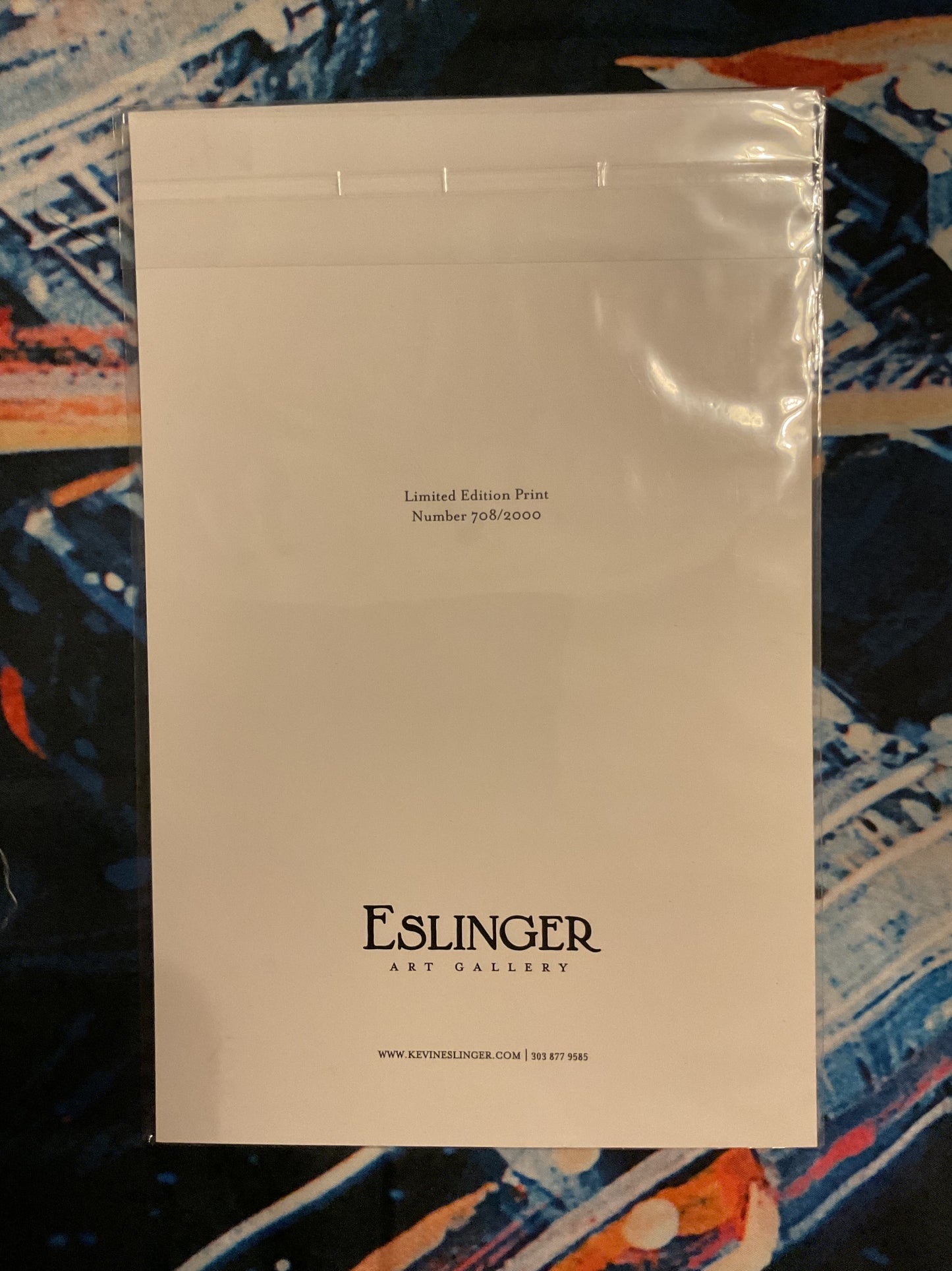 Wolverine Print, Eslinger Art Gallery, Ltd. 2000 - collectible