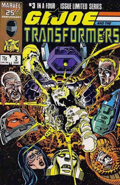 Marvel Comics G.I.Joe and the Transformers #2, #3, and #4 ***