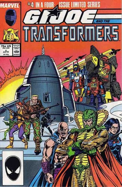 Marvel Comics G.I.Joe and the Transformers #2, #3, and #4 ***