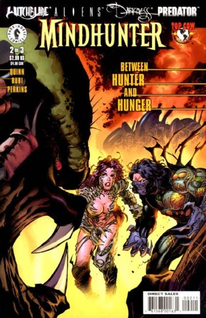 Image Comics Witchblade / Aliens / Darkness / Predator : Mindhunter issues 1, 2, and 3 set