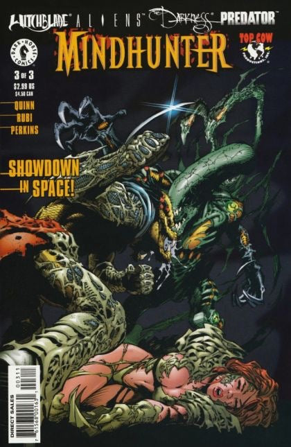 Image Comics Witchblade / Aliens / Darkness / Predator : Mindhunter issues 1, 2, and 3 set