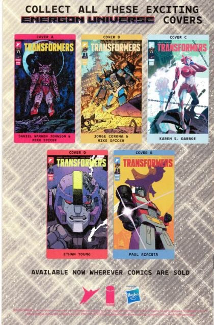 Image Comics Transformers #8B - Jorge Corona and Mike Spicer variant