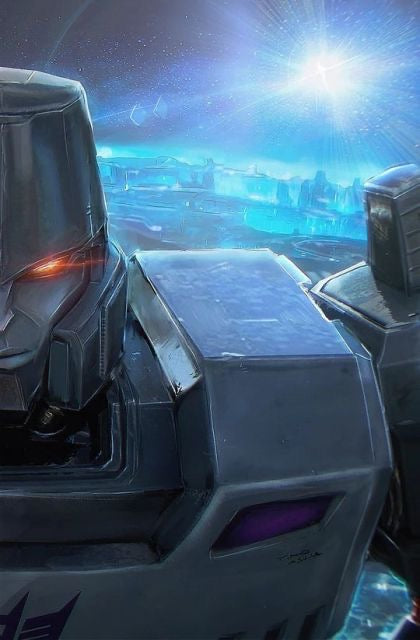 Image Comics Transformers #13J and 13L - Tiago Da Silva Exclusive connecting variant covers - Megatron! ***