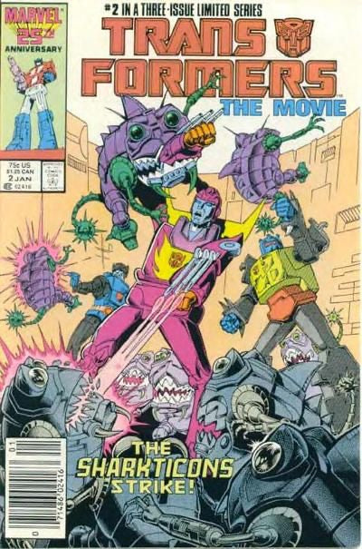 Marvel Comics Transformers : The Movie #2B - Newsstand edition