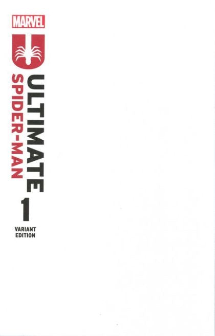 Marvel Comics Ultimate Spiderman, Vol. 2 - 4th printing Blank variant