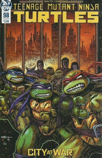 IDW Publishing, Teenage Mutant Ninja Turtles, Vol. 5 #98B - Kevin Eastman cover