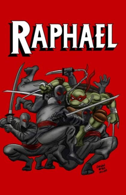 IDW Publishing, Teenage Mutant Ninja Turtles, Vol. 6 #1HC - Bill Galvan exc. Red Homage Variant