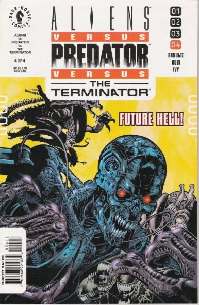 Dark Horse Comics Aliens vs Predator vs The Terminator set
