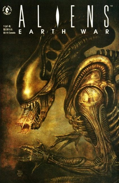 Dark Horse Comics Aliens: Earth War set 1-4 (7 comics total)