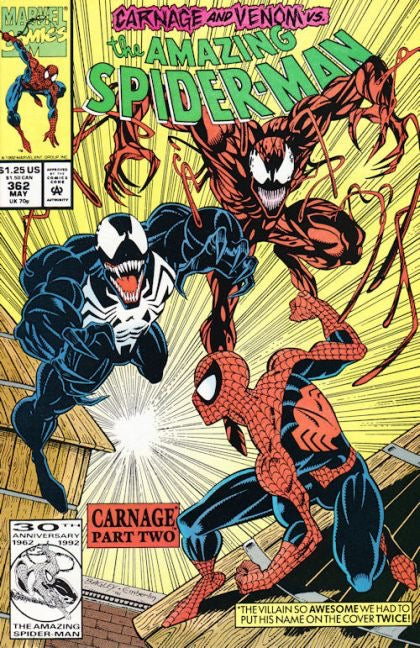 Marvel Comics The Amazing Spider Man, Vol.1, #362 (Carnage)