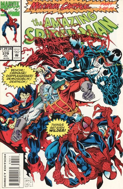 Marvel Comics The Amazing Spider Man, Vol.1, #379A (Carnage)