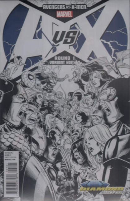 Marvel Comics Avengers vs. X-Men #1l, Jim Cheung Exclusive Sketch Variant