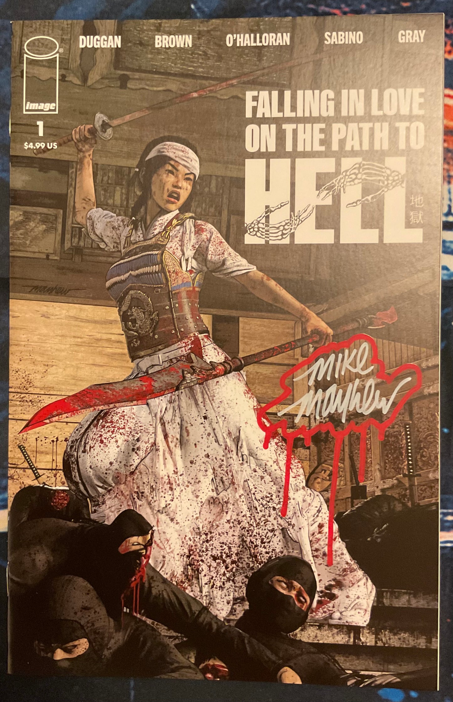 Image Comics Falling in Love on the Path to Hell, #1E Mike Mayhew exclusive variant (Ltd.700) Signed