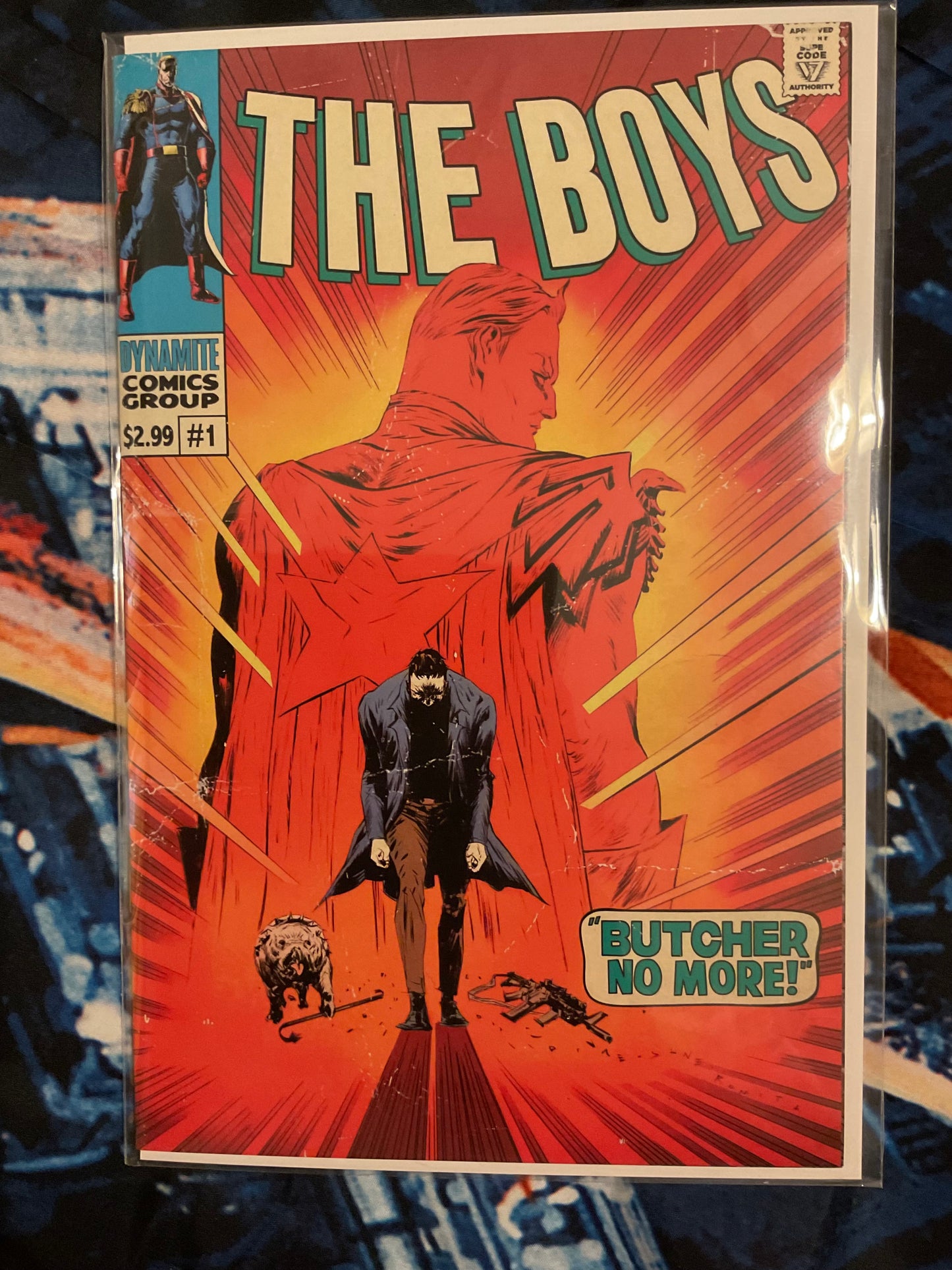 Dynamite Ent. The Boys #1AQ, Jae Lee ASM 50 homage variant, exc. distressed edition, limited to 200 copies ***