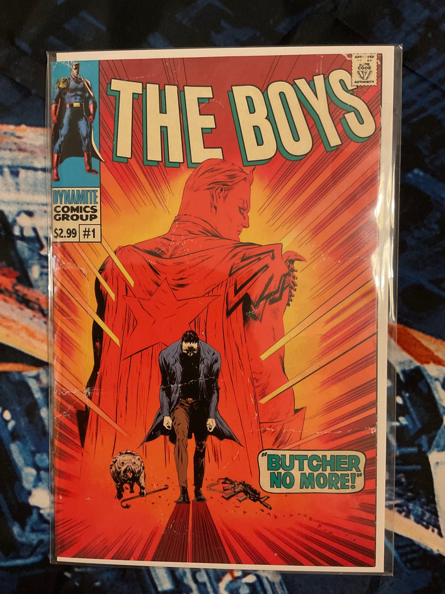 Dynamite Ent. The Boys #1AQ, Jae Lee ASM 50 homage variant, exc. distressed edition, limited to 200 copies ***