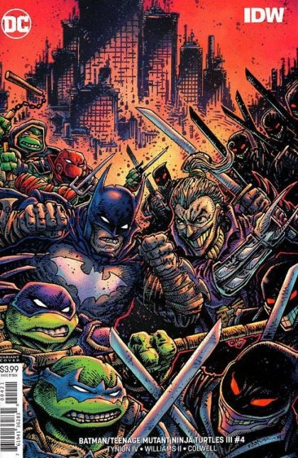 DC Comics Batman/ Teenage Mutant Ninja Turtles III #4B Eastman and Varga variant