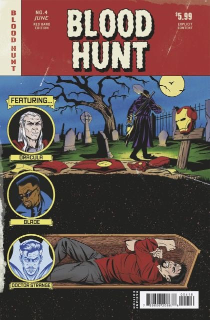 Marvel Comics Blood Hunt- Red Band #4B, Betsy Cole incentive (1:25)