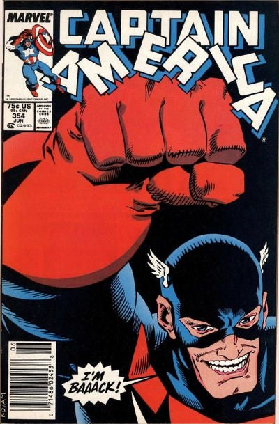 Marvel Comics Captain America, vol.1 #354B ***