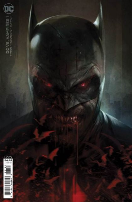 DC Comics DC vs. Vampires #1B card stock cover