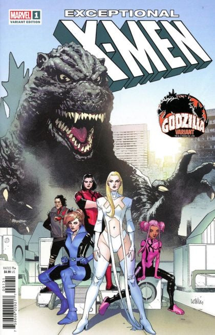 Marvel Comics Exceptional X-Men #1C Leinil Francis Yu Godzilla variant