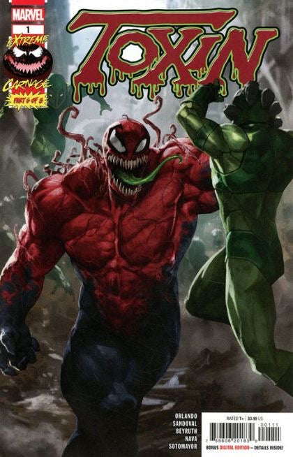 Marvel Comics Extreme Carnage: Toxin #1A