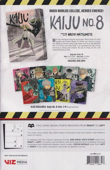 Viz Comics FCBD 2024 One Piece Aces Story & Status Royale #1