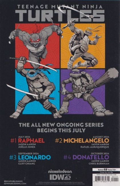 IDW Publishing FCBD 2024 Teenage Mutant Ninja Turtles #1