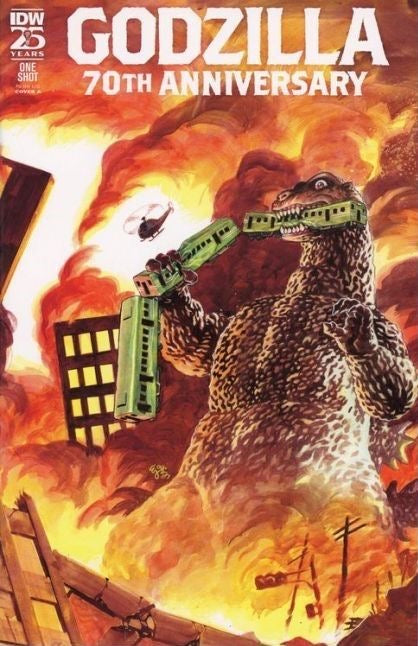 IDW Publishing Godzilla: 70th Anniversary #1A E J Su cover