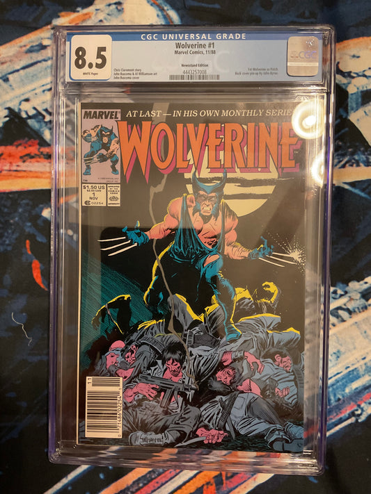 Marvel Comics Wolverine, vol. 2 #1B CGC Graded 8.5