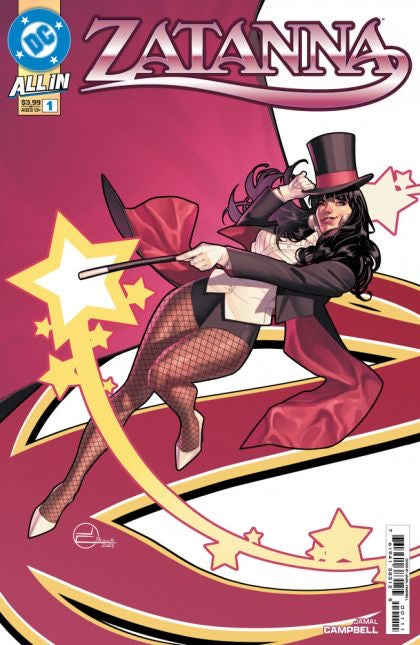 DC Comics Zatanna, Vol. 3 - #1A Jamal Campbell cover