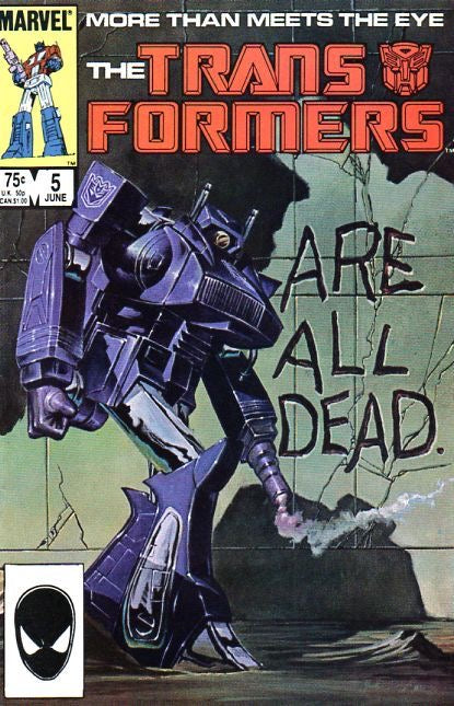 Marvel Comics Transformers #5A - Iconic cover! ***