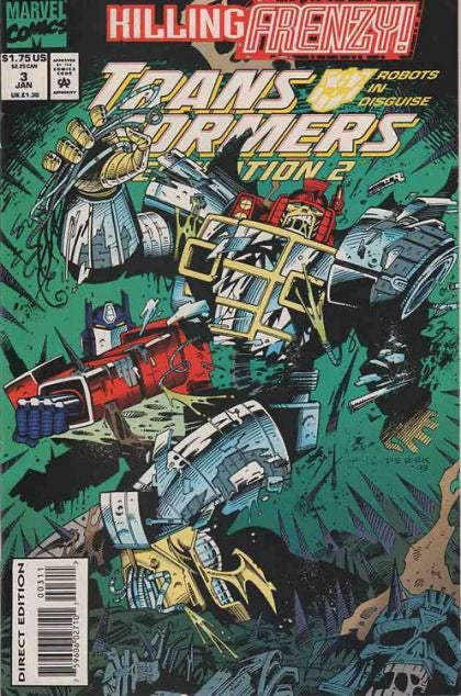 Marvel Comics Transformers, Generation 2 #3A