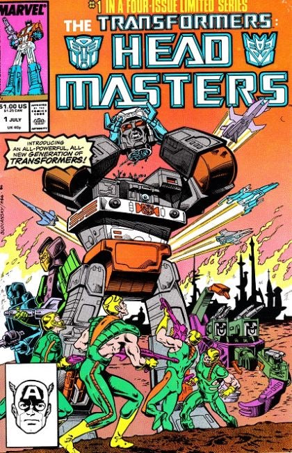 Marvel Comics Transformers : Headmasters #1A