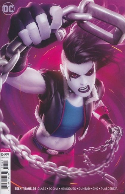 DC Comics Teen Titans, Vol. 6 #25B - Alex Garner Cover (origin of Crush - Lobo daughter)