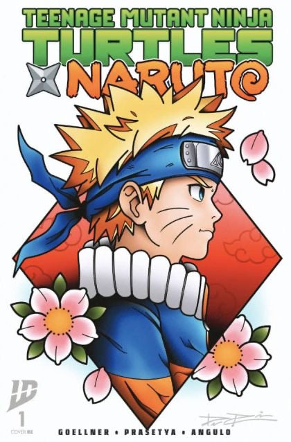 IDW Publishing, Teenage Mutant Ninja Turtles x Naruto #1AO - Davis Rider exclusive variant