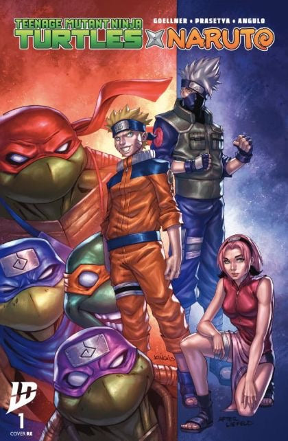 IDW Publishing, Teenage Mutant Ninja Turtles x Naruto #1AM - Ryan Kincaid Homage Variant