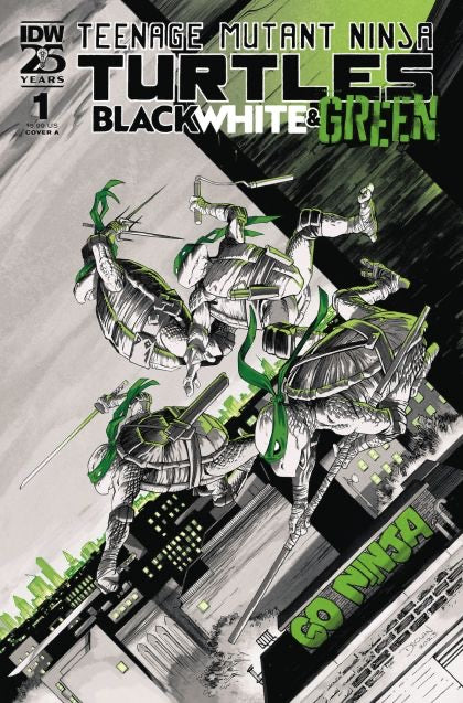 IDW Publishing, Teenage Mutant Ninja Turtles : Black, White & Green #1A