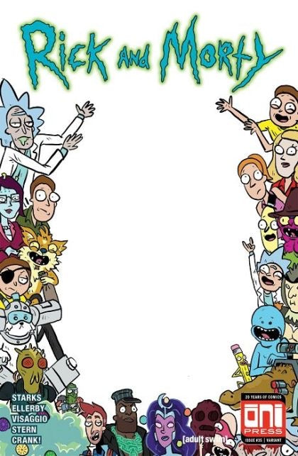 Oni Press Rick and Morty, Vol. 1 #35A - Blank exclusive variant