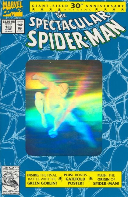 Marvel Comics The Spectacular Spider-Man, Vol. 1, #189A - Hologram cover